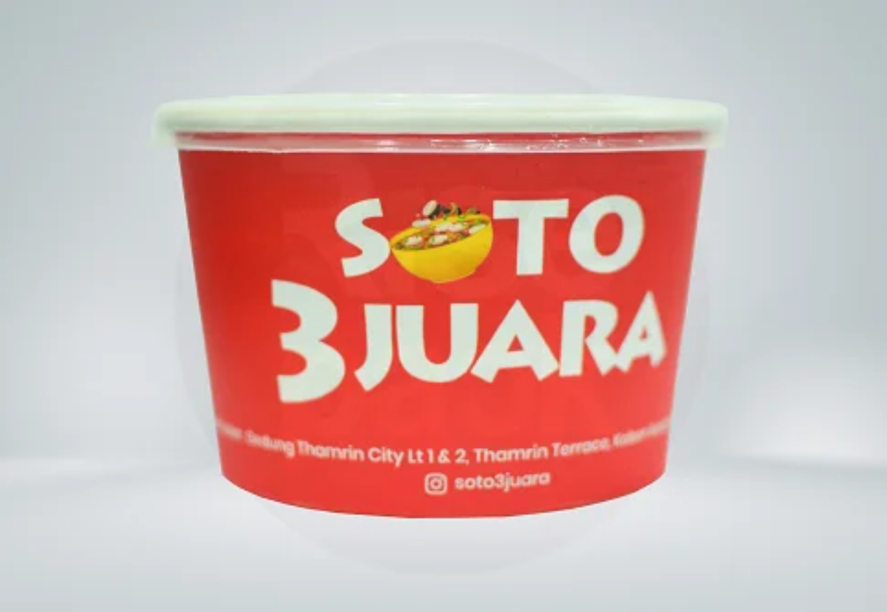 Paper Bowl Custom Soto 3 Juara