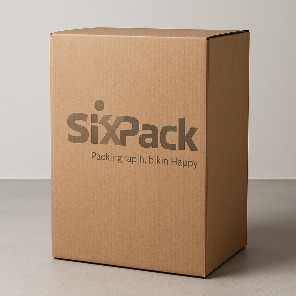 Custom Kardus Corrugated Sixpack - Solusi Kebutuhan Packaging Custom Kemasan dan Bungkus